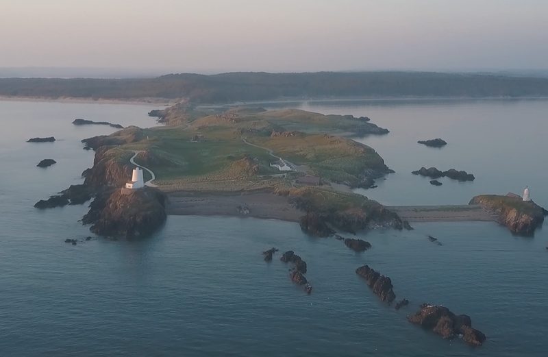 Coastal view of Anglesey's west coast